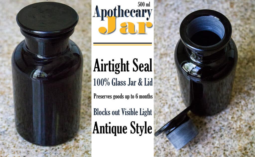 Airtight Glass Storage Jars | Apothecary Jar | homemadeforelle.com