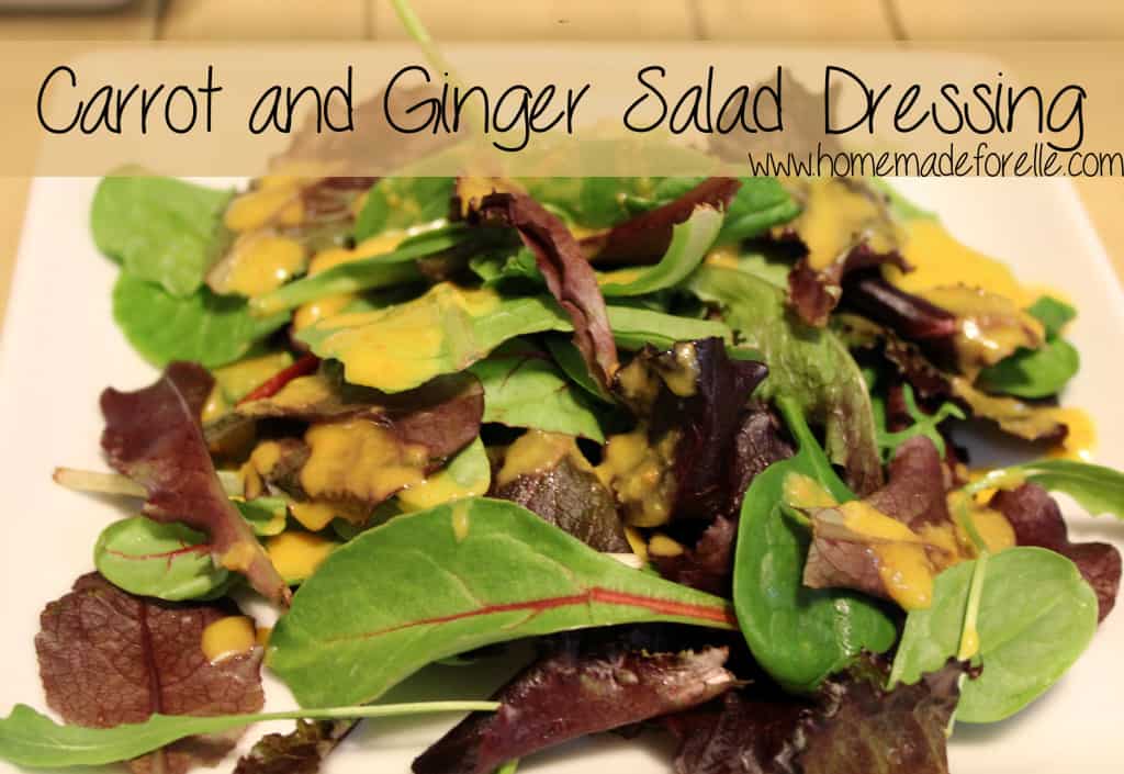 Carrot and Ginger Salad Dressing