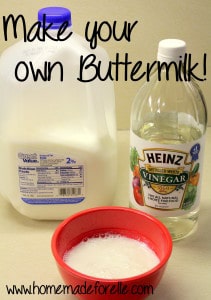 Make your own buttermilk