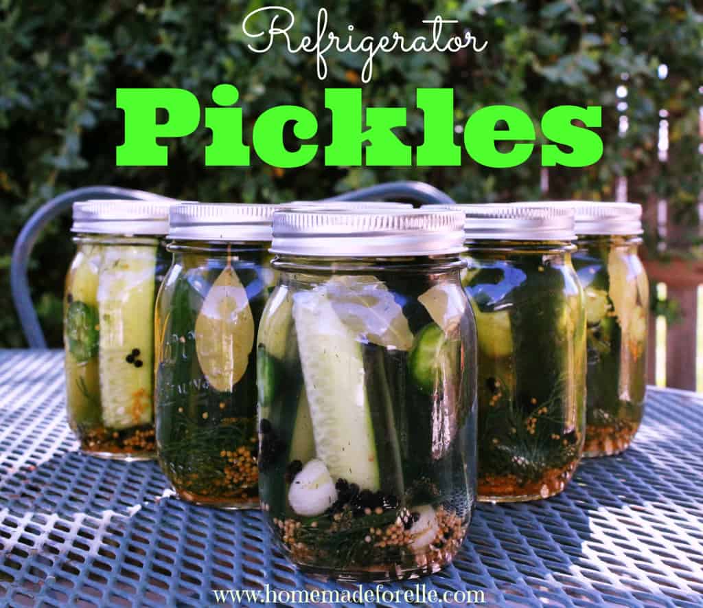 Easy Homemade Refrigerator Pickles 