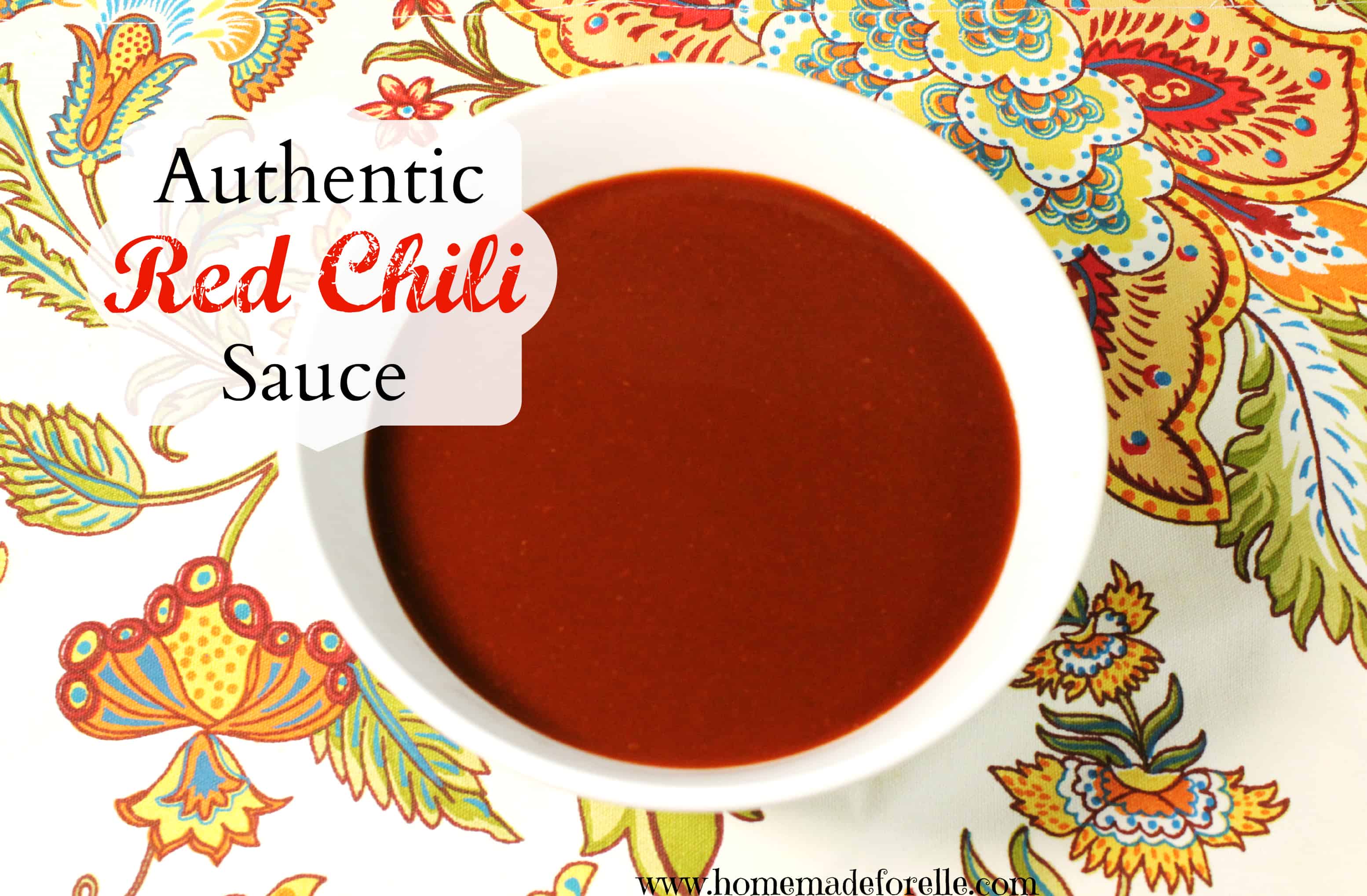 Authentic red chile sauce ⋆ Homemade for Elle