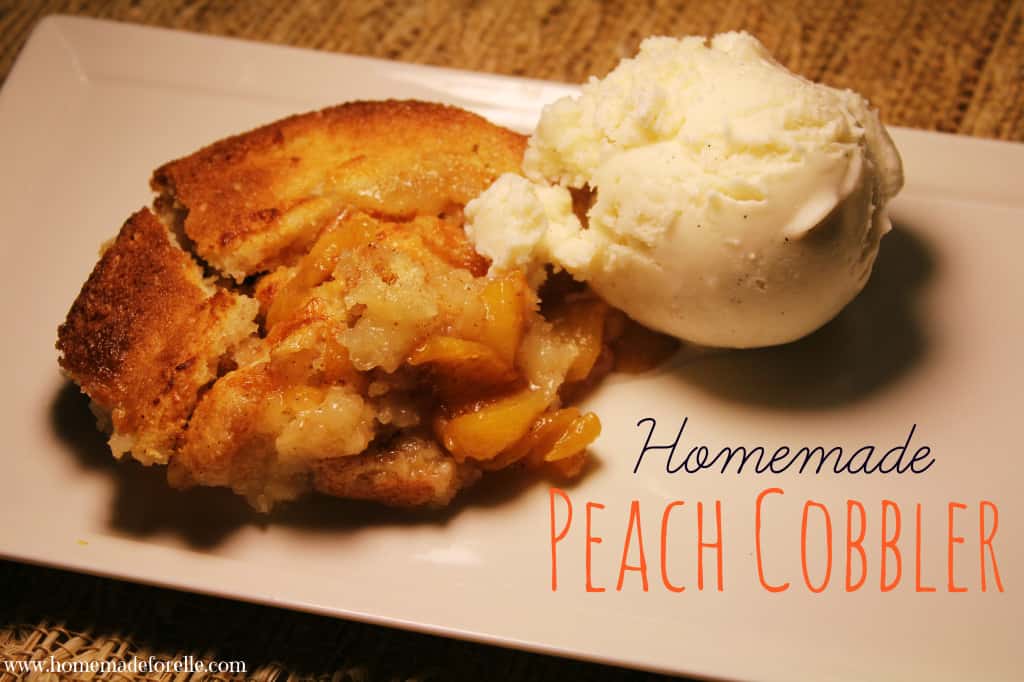 Homemade Peach Cobbler