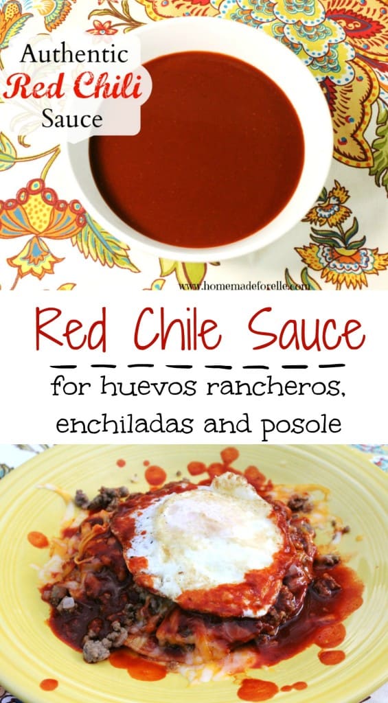 authentic red chile sauce