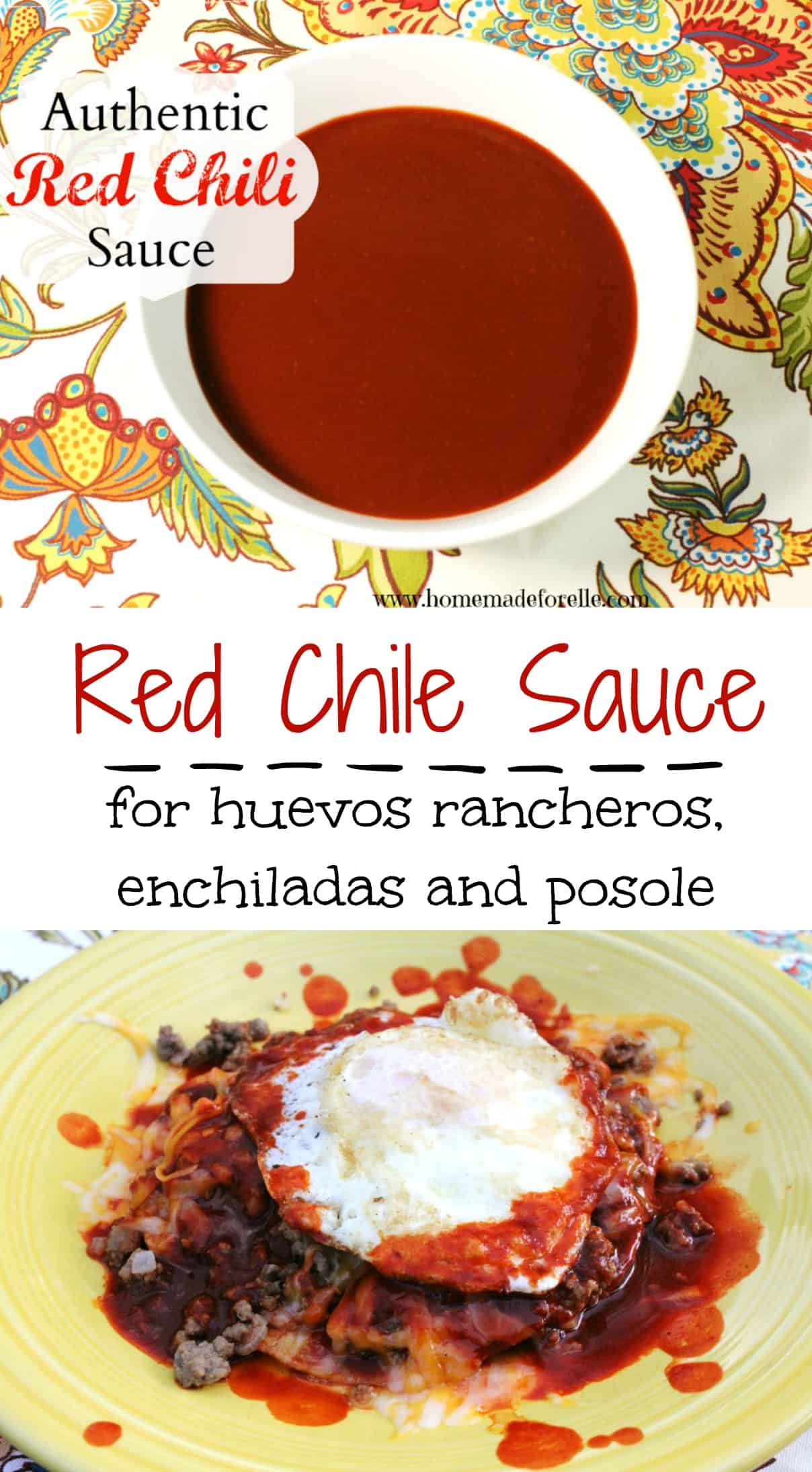 Authentic Red Chile Sauce (for enchiladas, posole, or huevos rancheros)