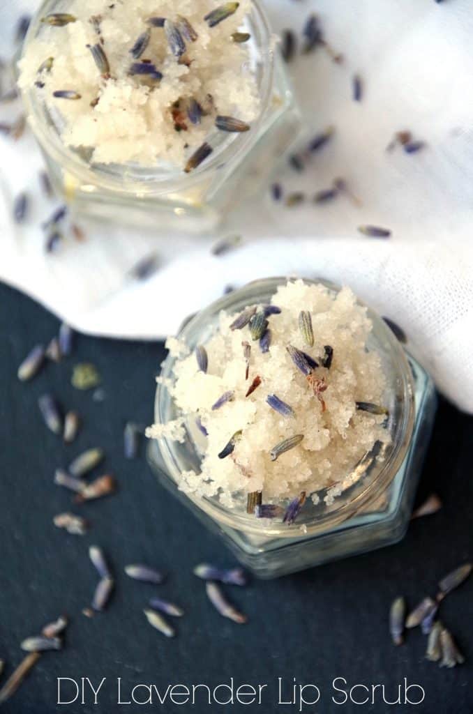 DIY Lavender Lip Scrub