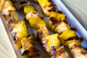 Chicken Pineapple and Sriracha Kebabs Recipes