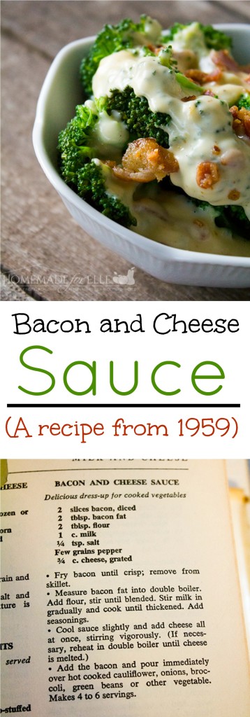 bacon and cheese sauce