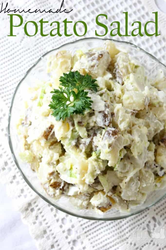Homemade Potato Salad | Homemade for Elle | https://homemadeforelle.com