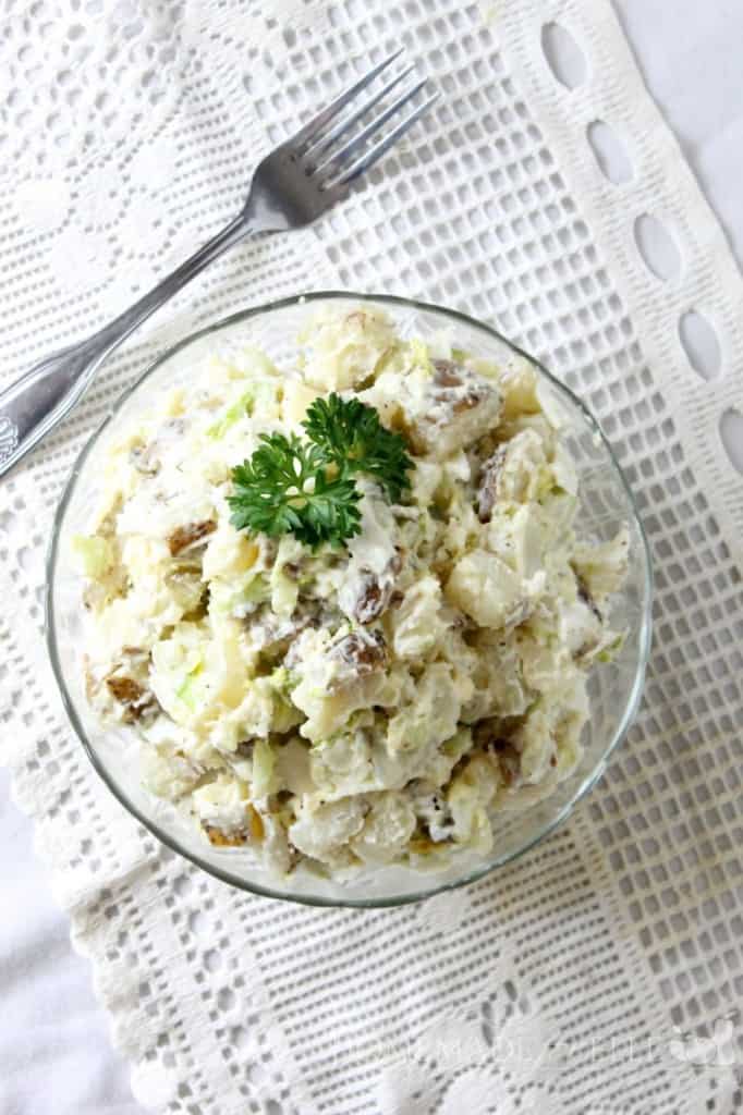 Homemade Potato Salad | Homemade for Elle | https://homemadeforelle.com