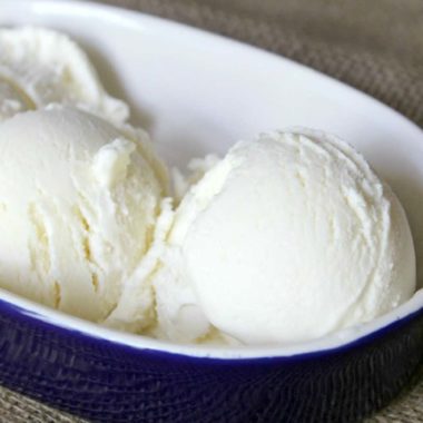 Homemade Vanilla Ice Cream | Homemade for Elle