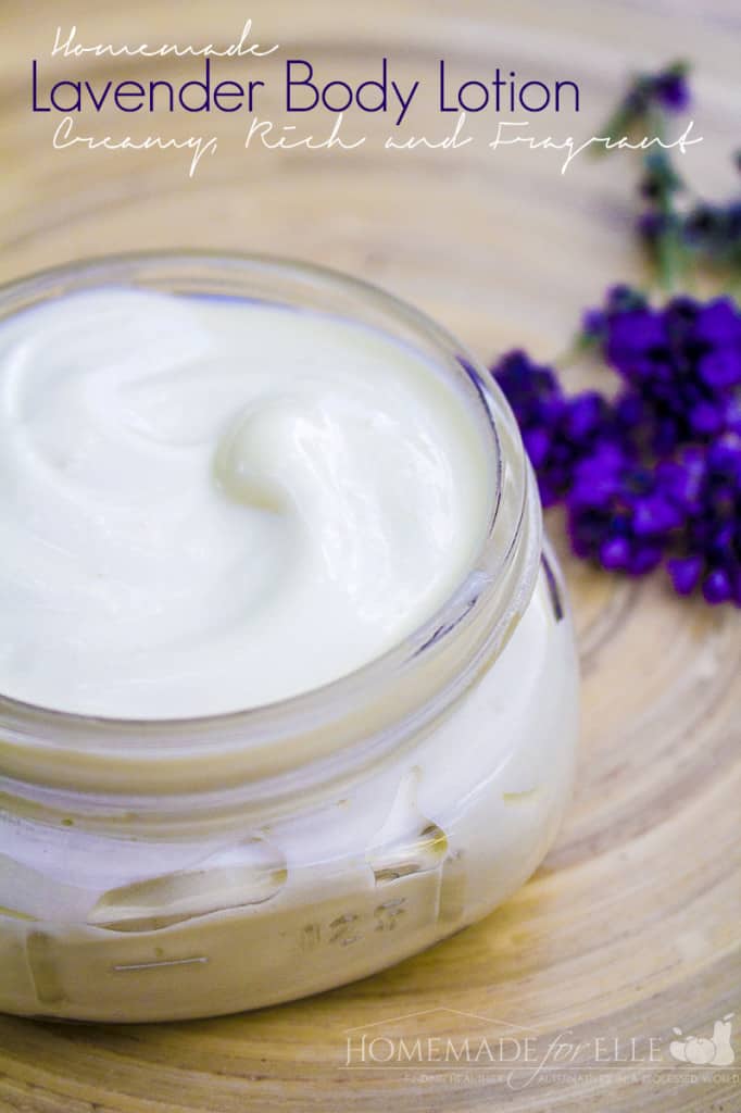 How to Make Lotion - Lavender Body Lotion