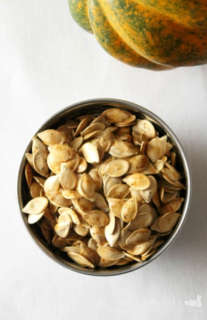 Roasted Acorn Squash Seeds | Homemade for Elle