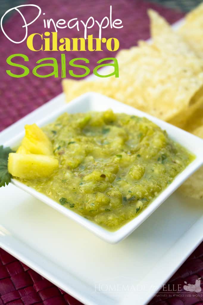 pineapple cilantro salsa from homemade for elle