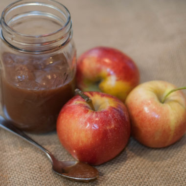 Small Batch Spiced Maple Apple Butter