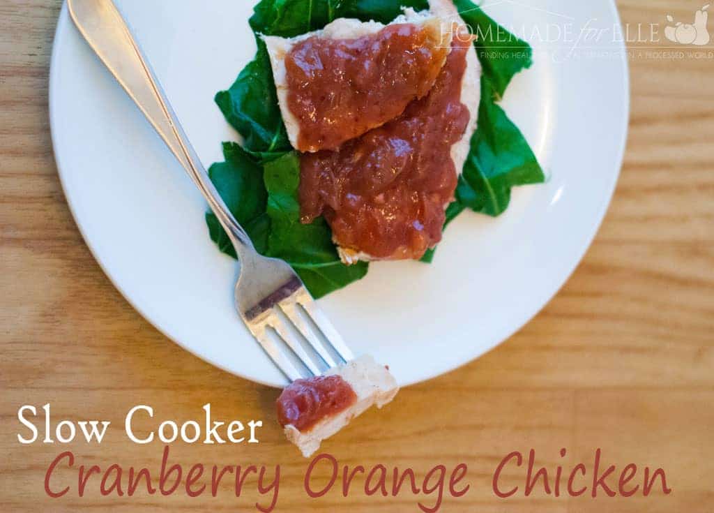 slow cooker cranberry orange chicken
