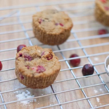 Cranberry Orange Muffins (AIP, Paleo) Plus tips on baking with avocado