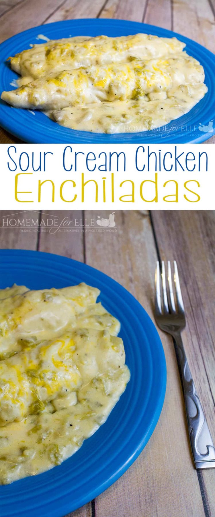 sour cream chicken enchiladas