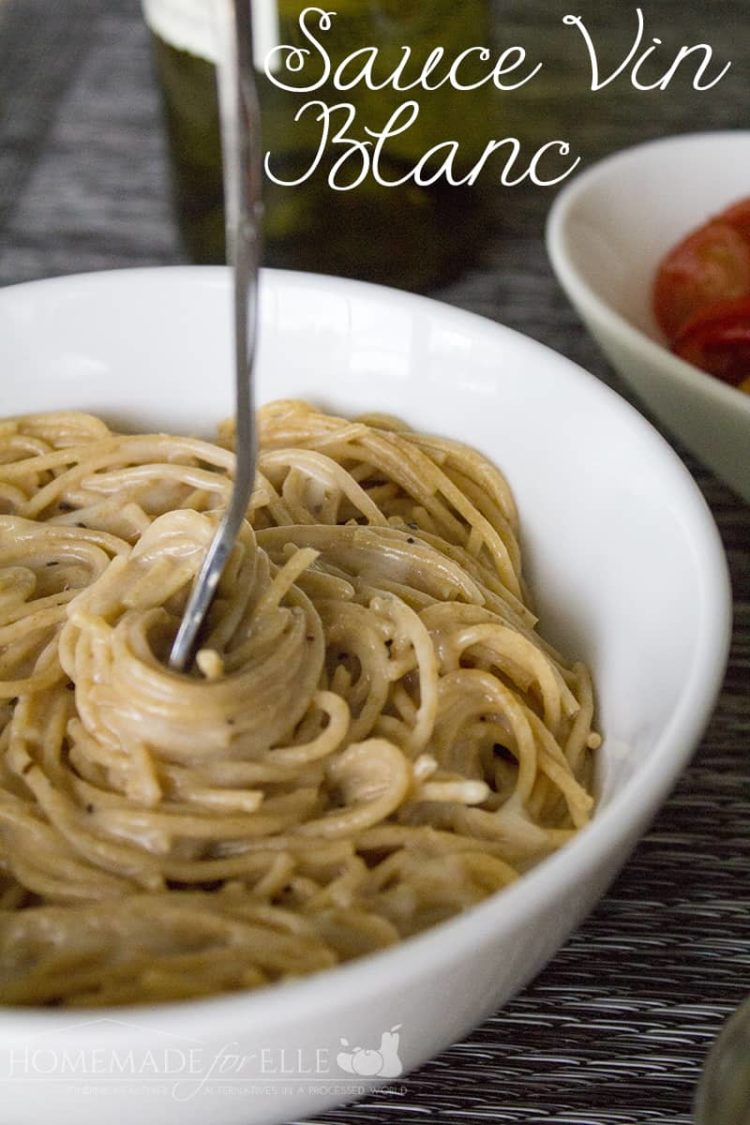 how to make sauce vin blanc