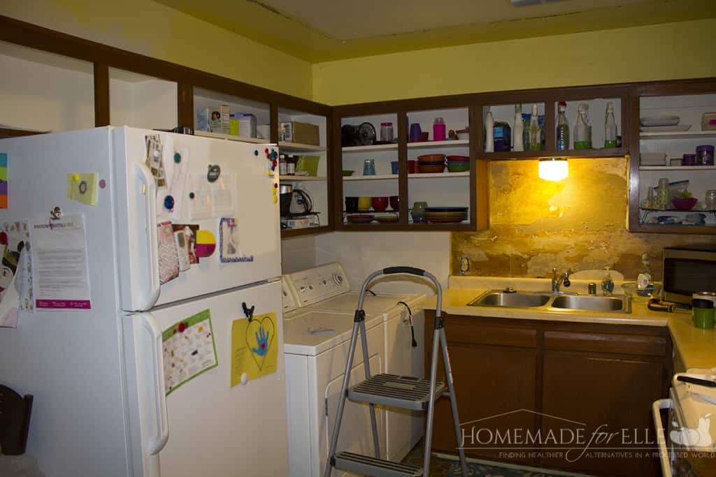 step 1 - remove cabinet doors