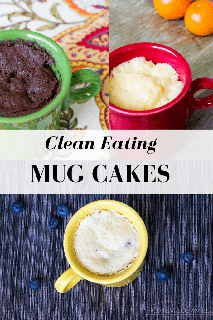 Clean Eating Mug Cakes | homemadeforelle.com