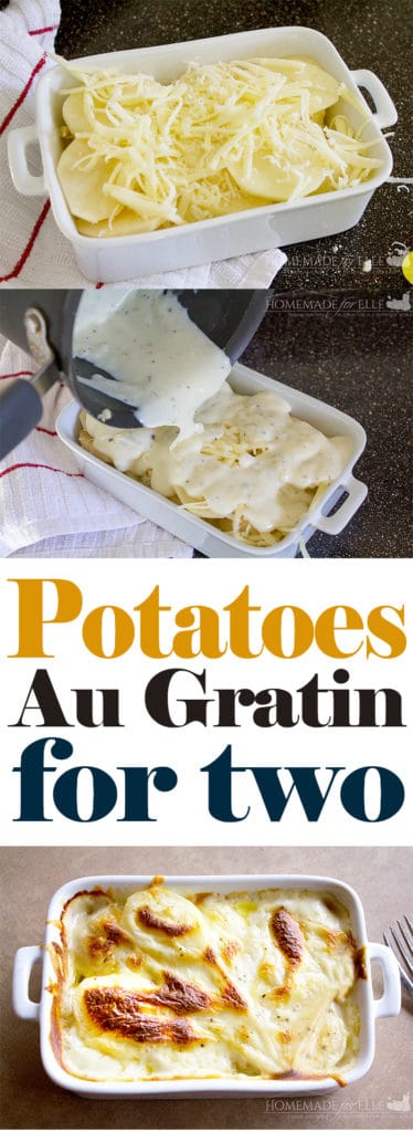 Potatoes Au Gratin for Two | homemadeforelle.com