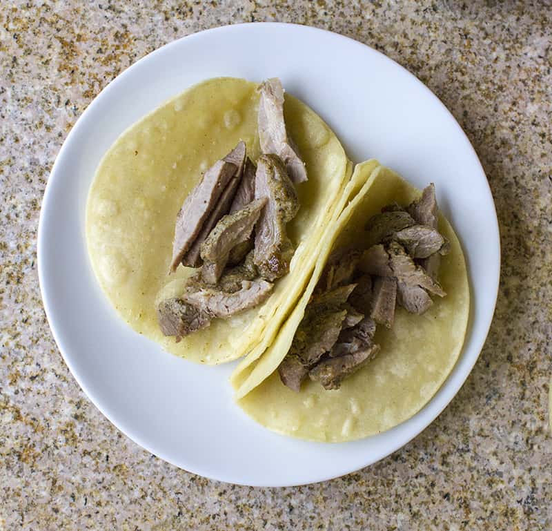 Pork Carnitas Street Tacos | homemadeforelle.com