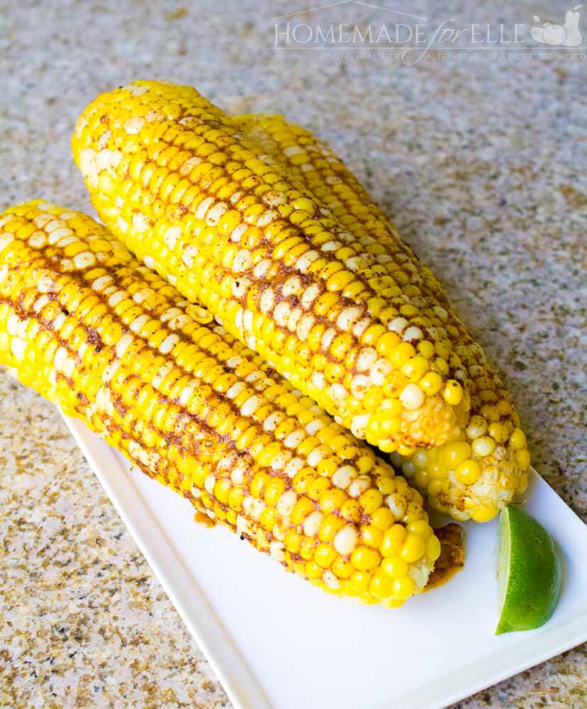 Grilled Mexican Corn Cob Recipe | Homemadeforelle.com