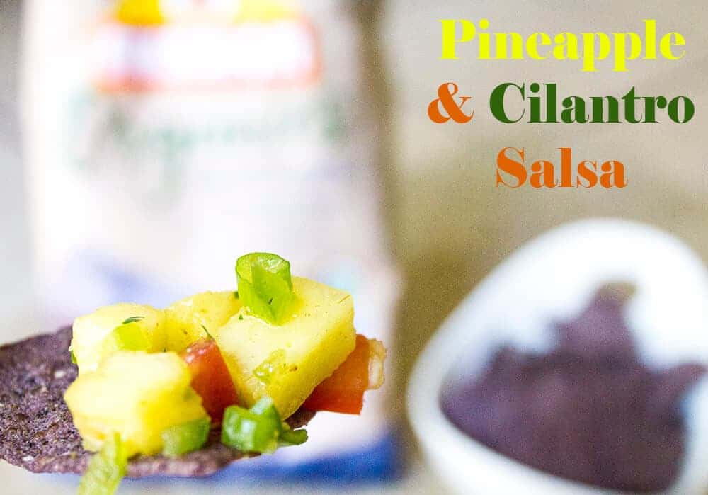 Fresh Pineapple and Cilantro Salsa | homemadeforelle.com
