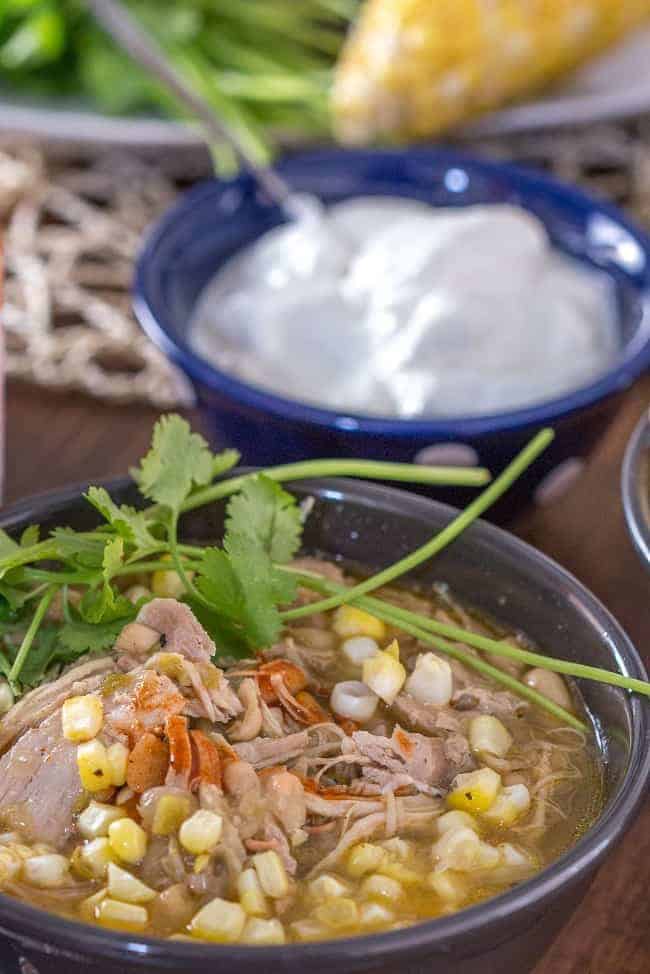 Clean Eating Instant Pot White Chicken Chili