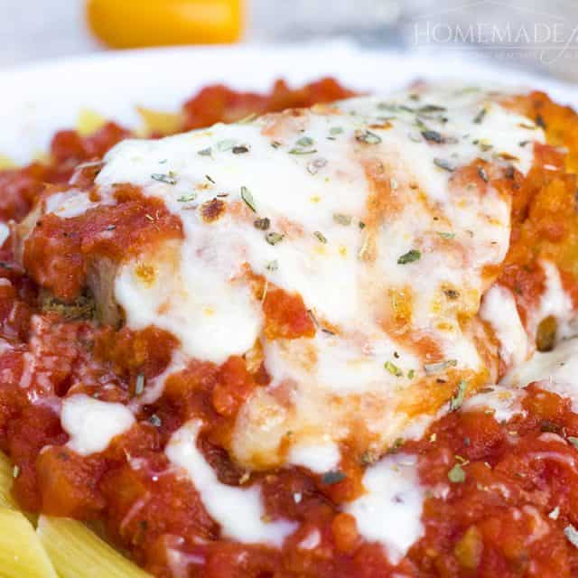 Clean Eating Chicken Parmesan