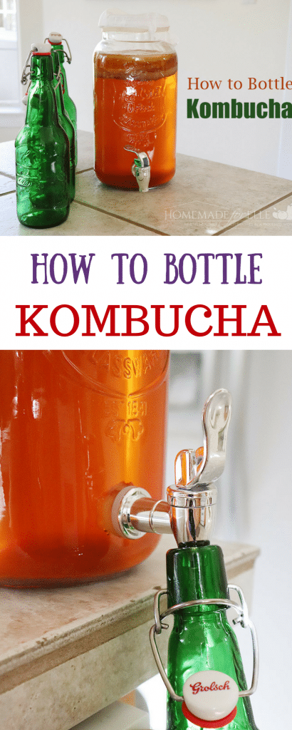 How to Bottle Homemade Kombucha