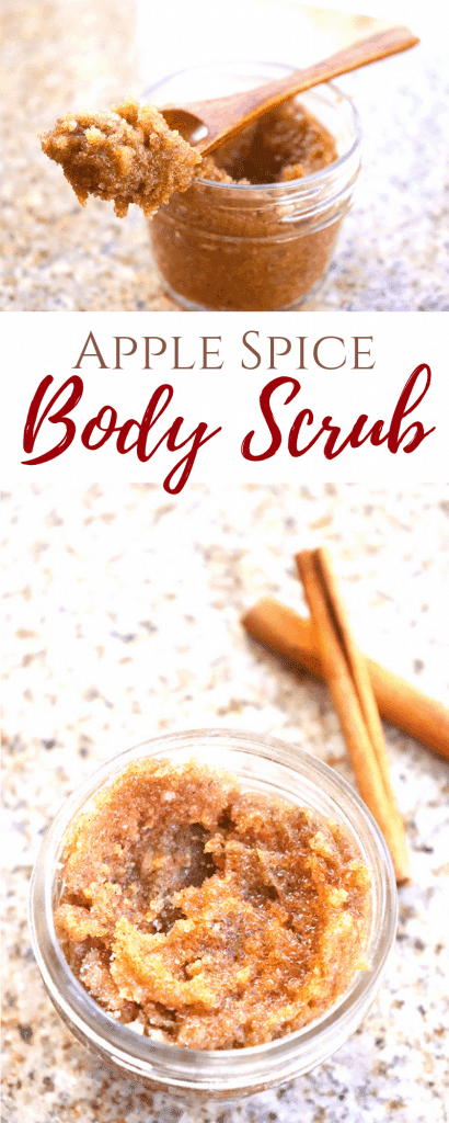 How to Make Apple Spice Body Scrub | homemadeforelle.com