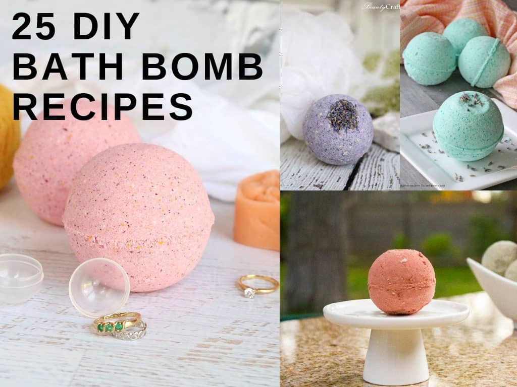 25 DIY Bath Bombs Recipes