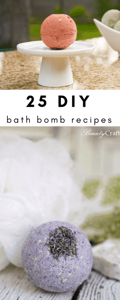 25 DIY Bath Bomb recipes for adults and kids!