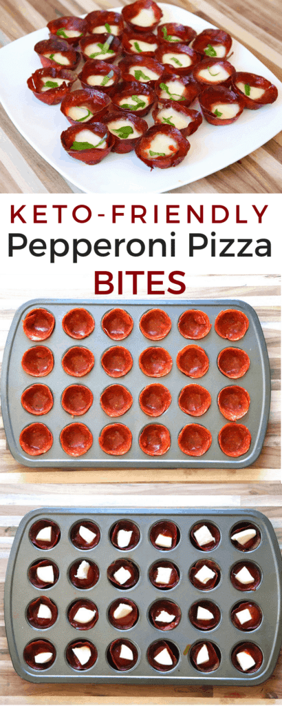 Keto Pepperoni Pizza Bites