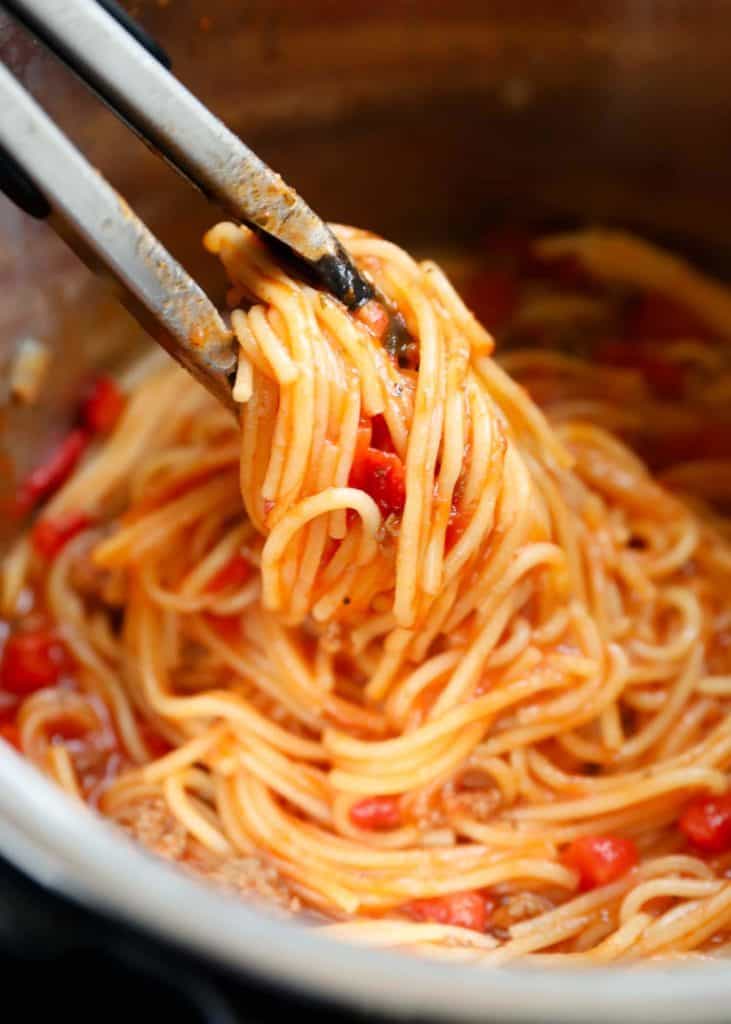 Instant Pot Spaghetti | I Heart Naptime