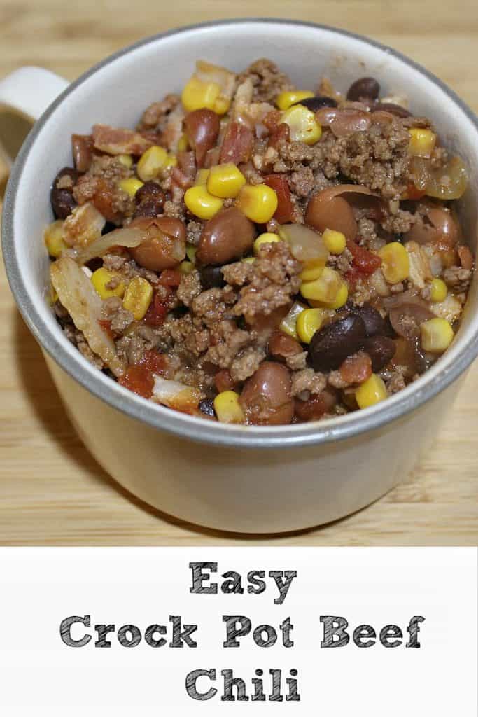 Easy Crock Pot Beef Chili | Cook Eat Go
