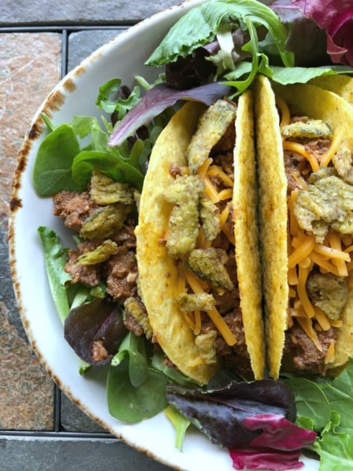Sneaky Ground Beef & Mushroom Tacos | Mashup Mom
