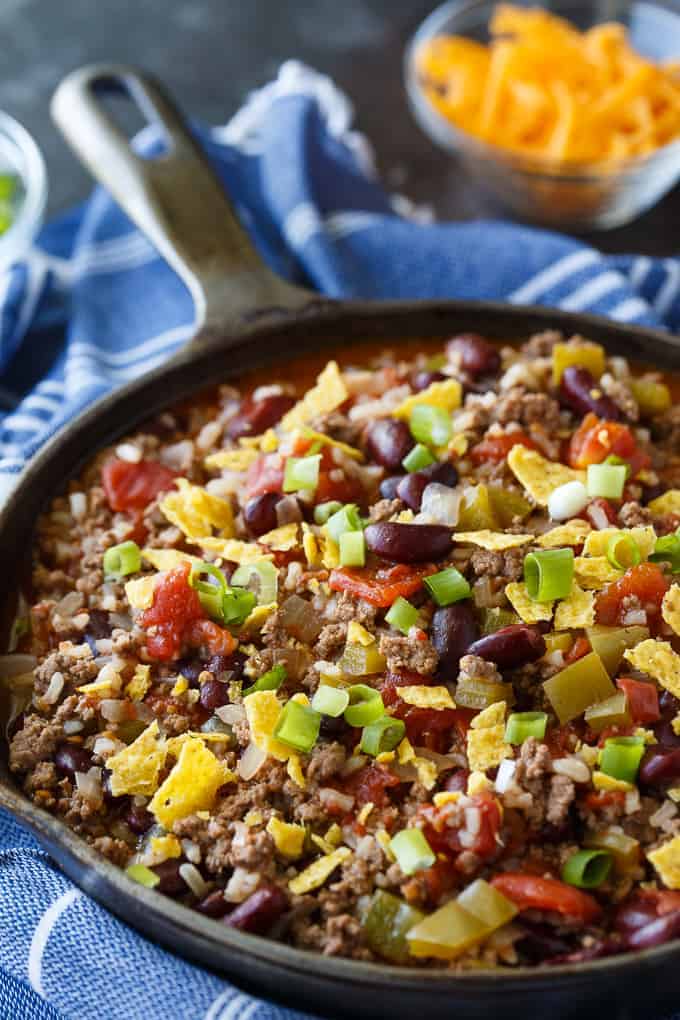 Texas Beef Skillet | Simply Stacie