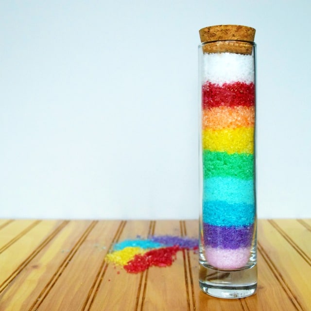 Sales de Baño DIY Rainbow