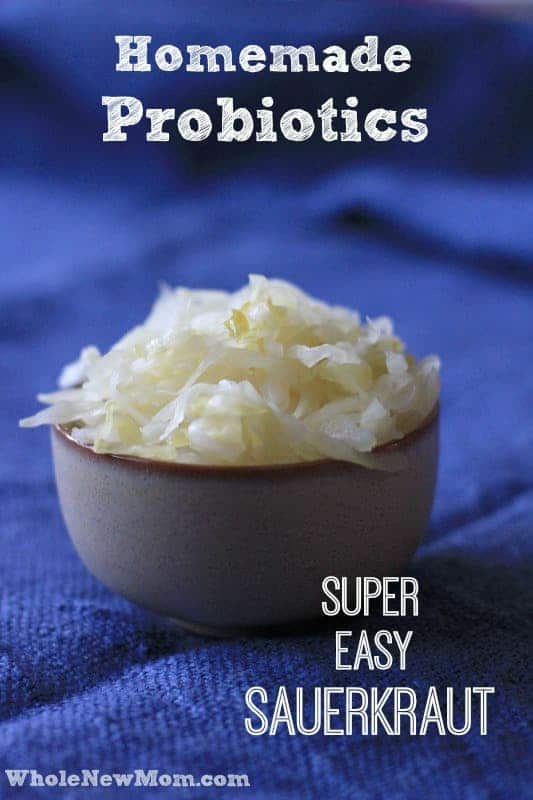 Homemade Probiotics with Sauerkraut