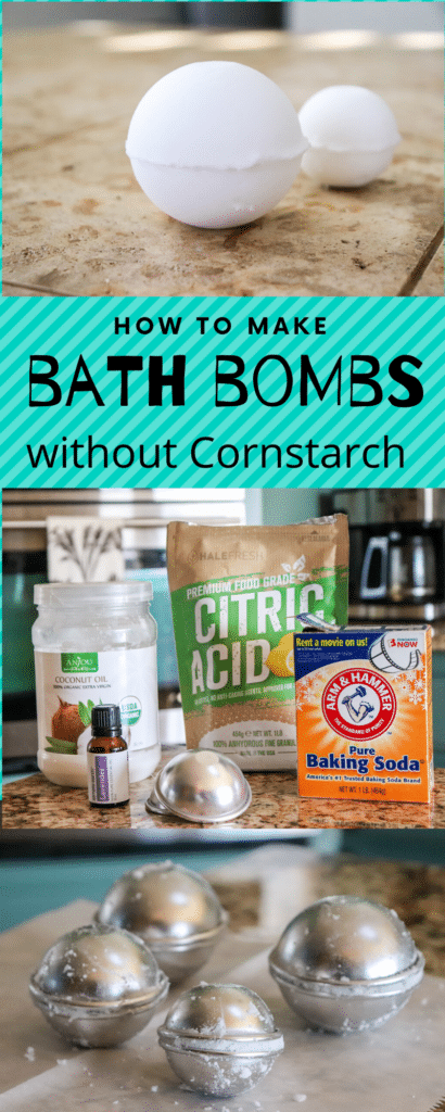 How to make bath bombs without cornstarch