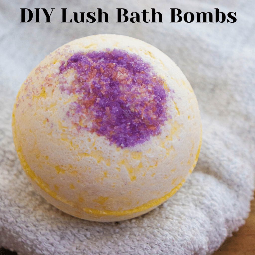 DIY Lush Bath Bomb Recipe - how to make Lush bath bombs at home
